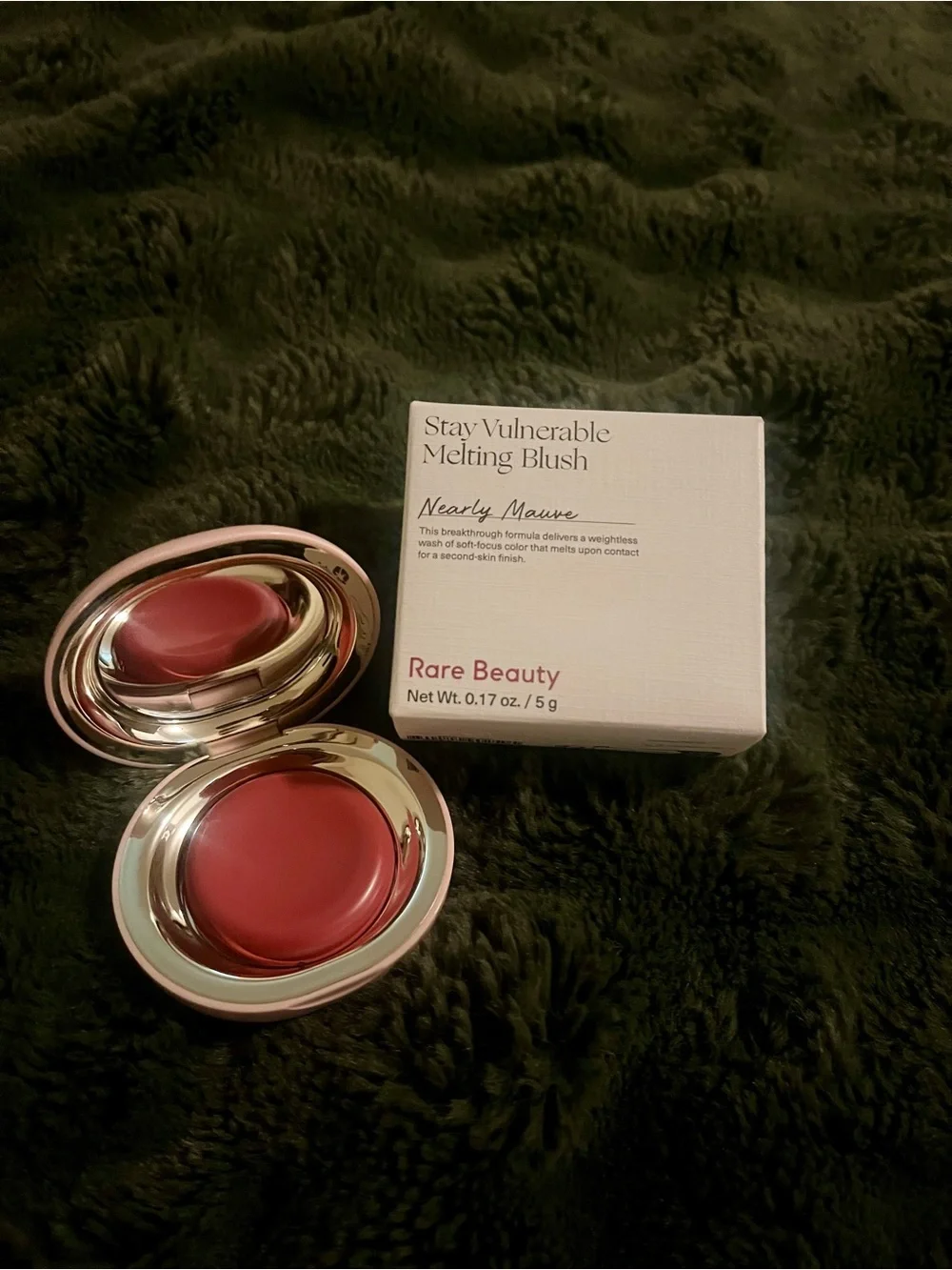Rare Beauty Cream Blush in Nearly Mauve (True Mauve)